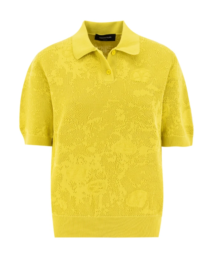 Жаккардовая рубашка поло Fabiana Filippi, зеленый
Жаккардовая рубашка поло Fabiana Filippi, зеленый