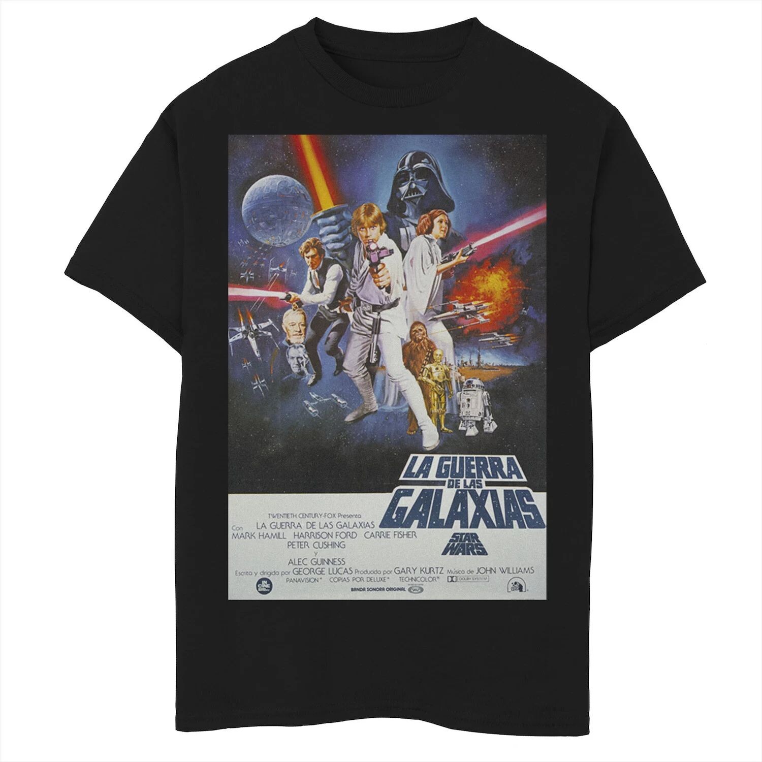 Футболка для мальчиков 8–20 лет с винтажным рисунком «Звездные войны» La Guerra De Las Galaxias Star Wars
Футболка для мальчиков 8–20 лет с винтажным рисунком «Звездные войны» La Guerra De Las Galaxias Star Wars