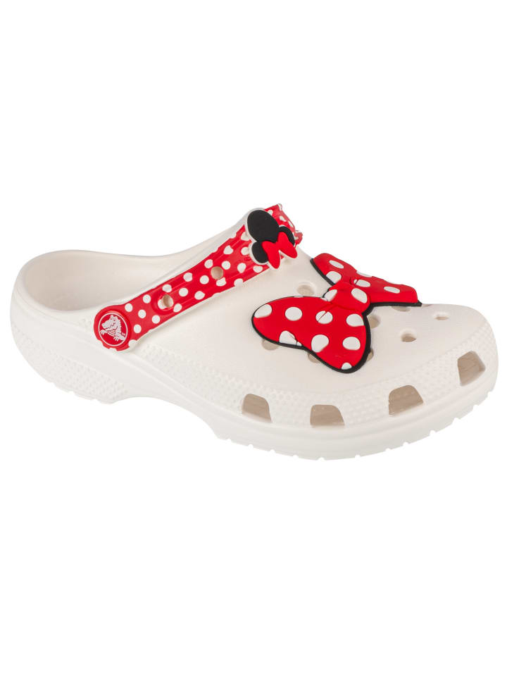 Классические сабо Crocs Disney с Минни Маус, белые
Классические сабо Crocs Disney с Минни Маус, белые