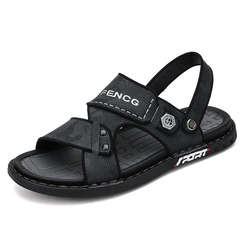 LONGYING Пляжные сандалии мужские, черно-серые
LONGYING Пляжные сандалии мужские, черно-серые