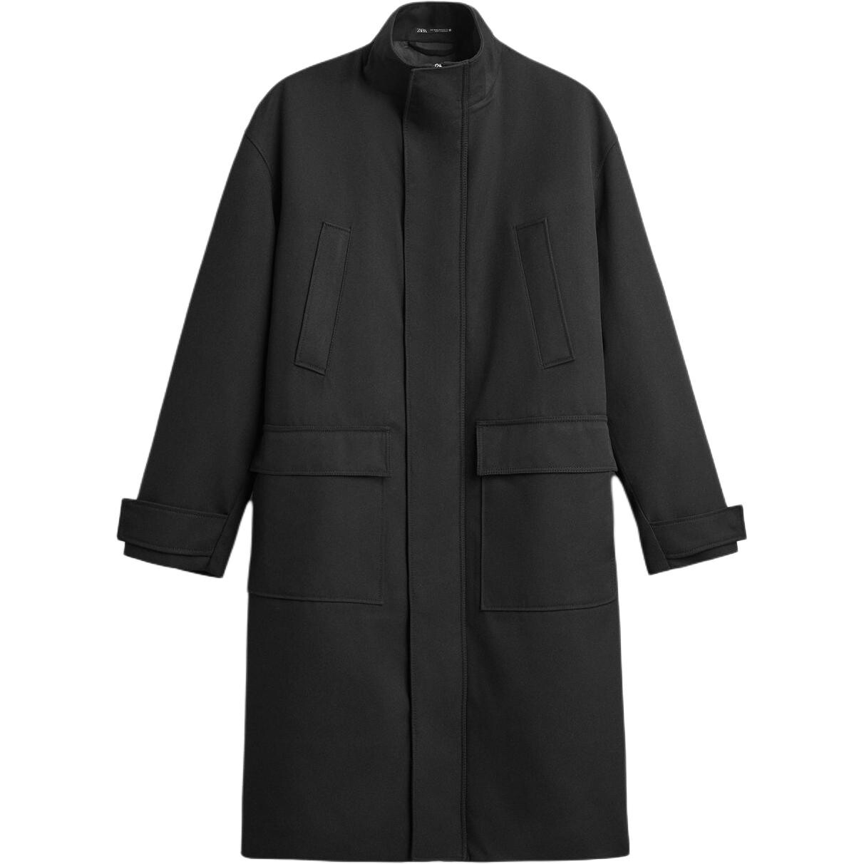 Пальто мужское черное Zara, черный
Пальто мужское черное Zara, черный