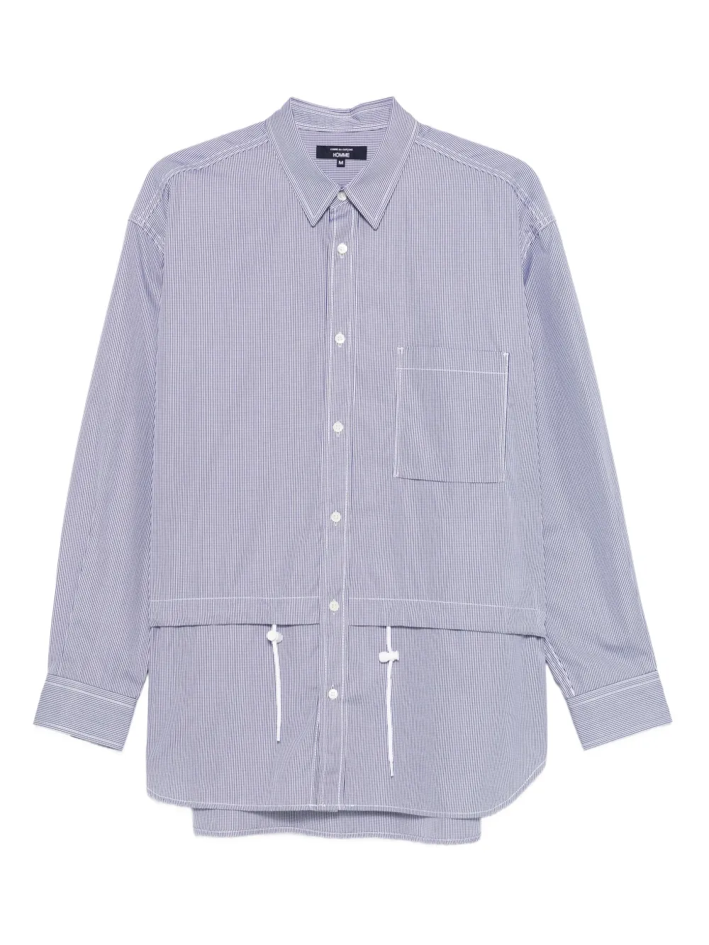 Хлопковая рубашка с длинными рукавами Comme des Garçons Homme, синий
Хлопковая рубашка с длинными рукавами Comme des Garçons Homme, синий