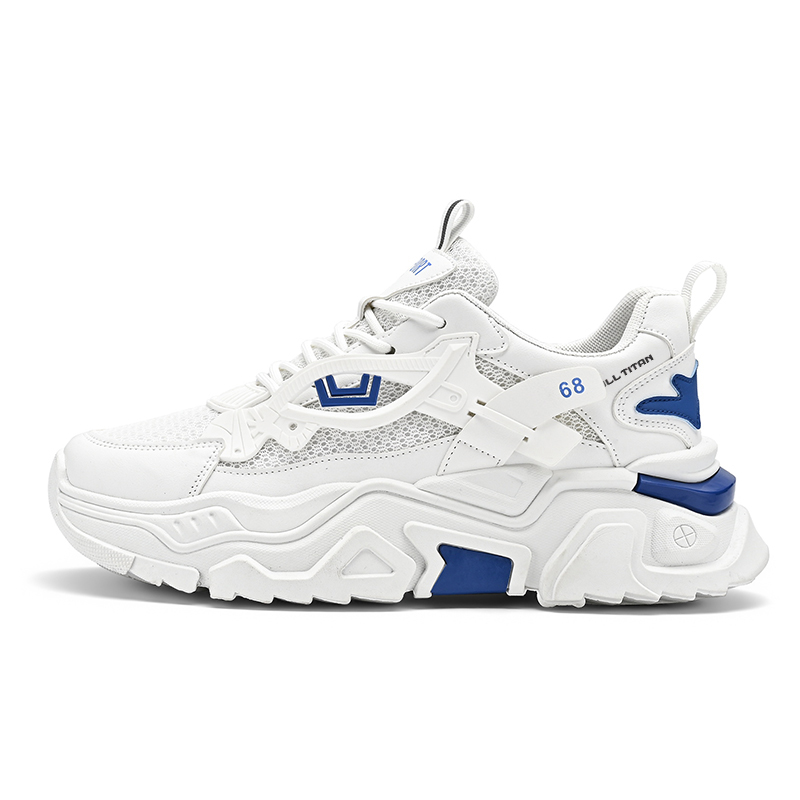 GONG NIU JU REN Антискользящие и износостойкие дышащие массивные низкие кроссовки мужские белые, цвет White
GONG NIU JU REN Антискользящие и износостойкие дышащие массивные низкие кроссовки мужские белые, цвет White