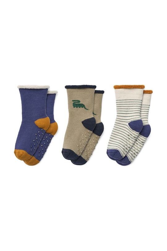 Детские носки 3 шт. Liewood, коричневый 
Детские носки 3 шт. Liewood, коричневый