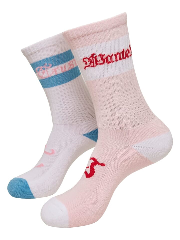 Носки Mister Tee, цвет lightrose/white 
Носки Mister Tee, цвет lightrose/white