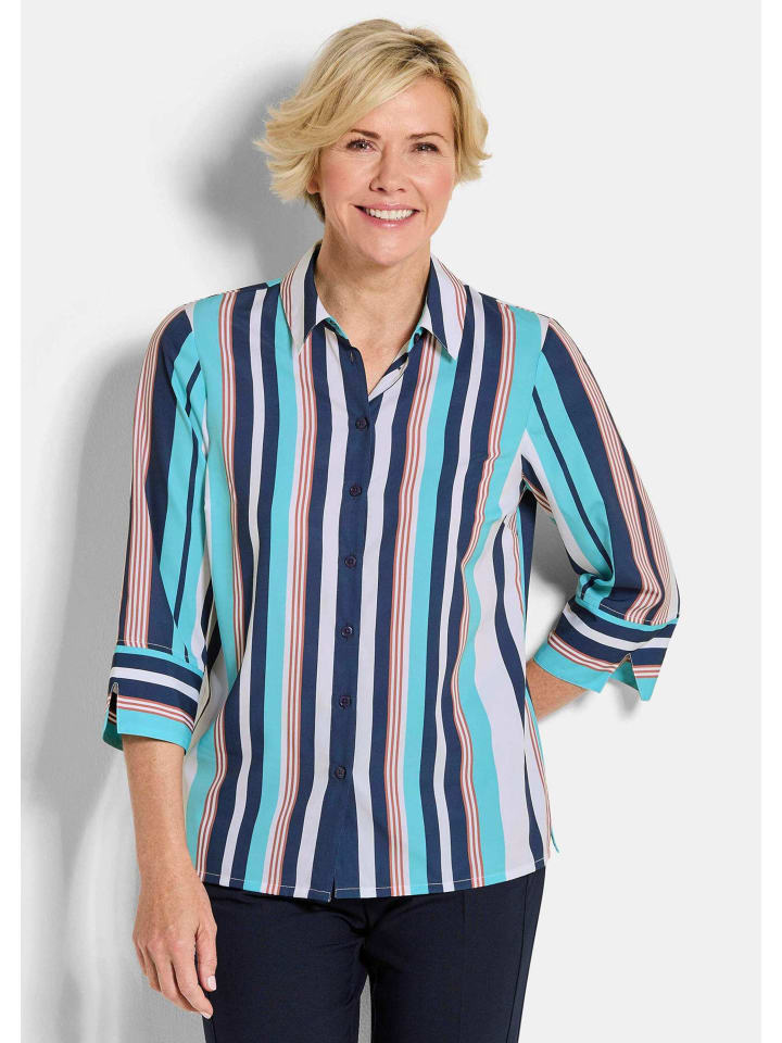 GOLDNER Размер S: Рубашка-блузка/блузка в полоску синего цвета / полосатая
GOLDNER Размер S: Рубашка-блузка/блузка в полоску синего цвета / полосатая