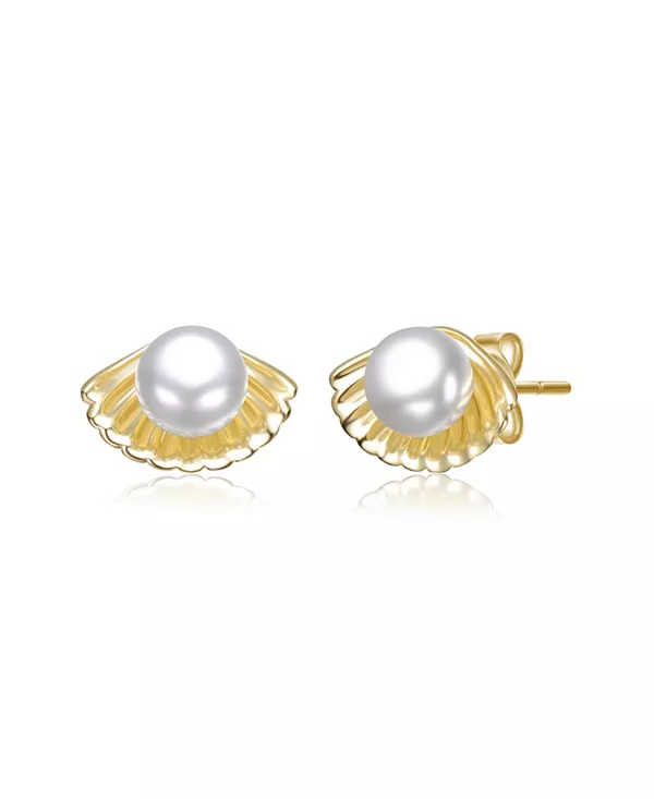 Детские серьги-гвоздики из 14-каратного золота с белым жемчугом Gigigirl, gold
Детские серьги-гвоздики из 14-каратного золота с белым жемчугом Gigigirl, gold