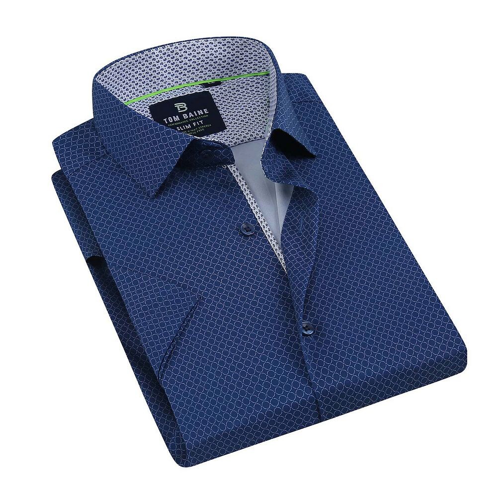 Tom Baine Slim Fit с короткими рукавами, эластичная пуговица на пуговицах, темно-синий
Tom Baine Slim Fit с короткими рукавами, эластичная пуговица на пуговицах, темно-синий