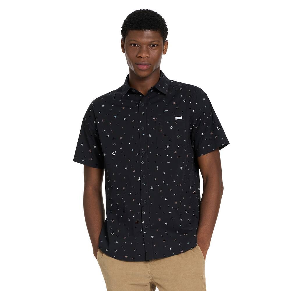 Мужская тканая рубашка Hurley Banks, черный
Мужская тканая рубашка Hurley Banks, черный