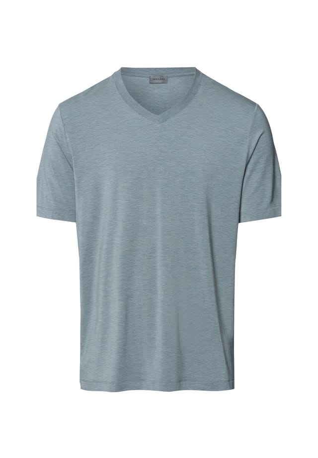 Повседневная рубашка с V-образным вырезом Hanro, цвет ocean melange
Повседневная рубашка с V-образным вырезом Hanro, цвет ocean melange