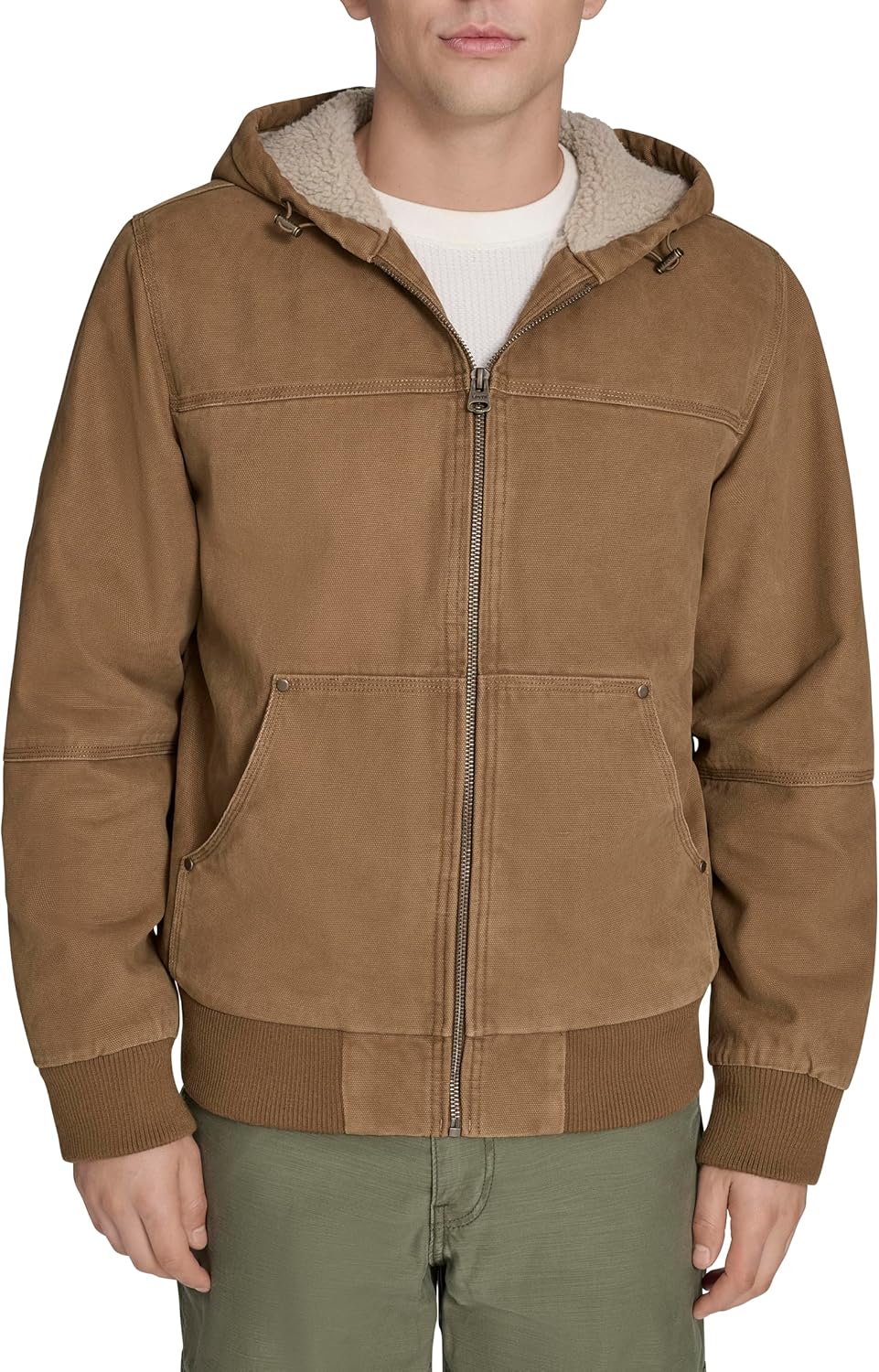 Мужская рабочая куртка-бомбер Levi's из хлопчатобумажной ткани с капюшоном (стандартные размеры, большие и высокие), Worker Brown
Мужская рабочая куртка-бомбер Levi's из хлопчатобумажной ткани с капюшоном (стандартные размеры, большие и высокие), Worker Brown