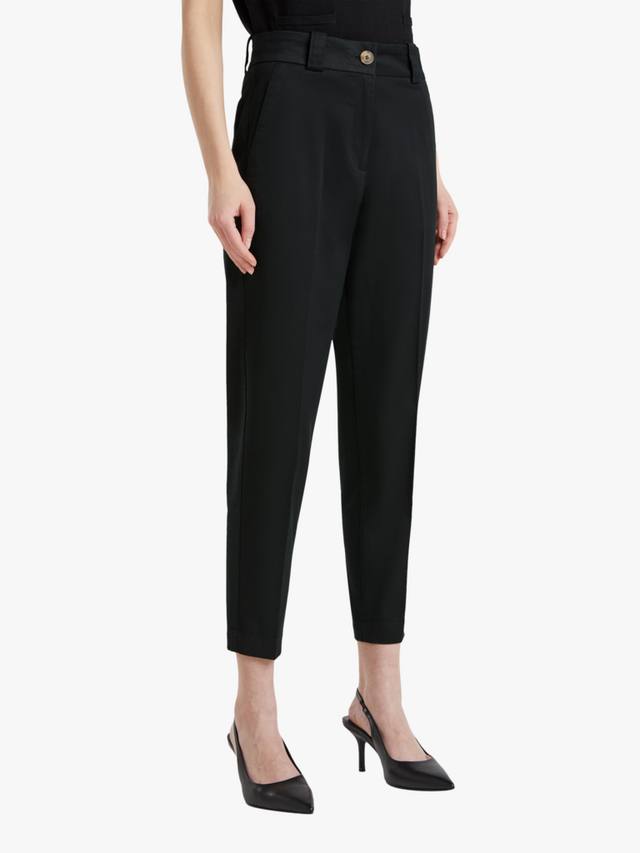 Хлопковые укороченные зауженные чинос Benetton, Black
Хлопковые укороченные зауженные чинос Benetton, Black