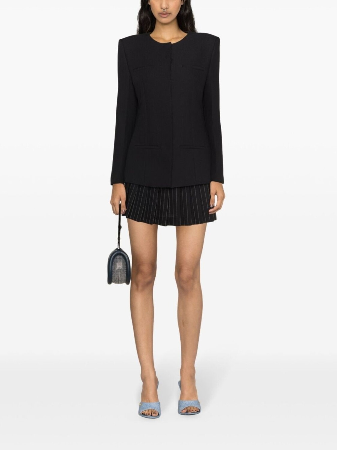 MSGM строгий жакет с необработанными краями, черный
MSGM строгий жакет с необработанными краями, черный