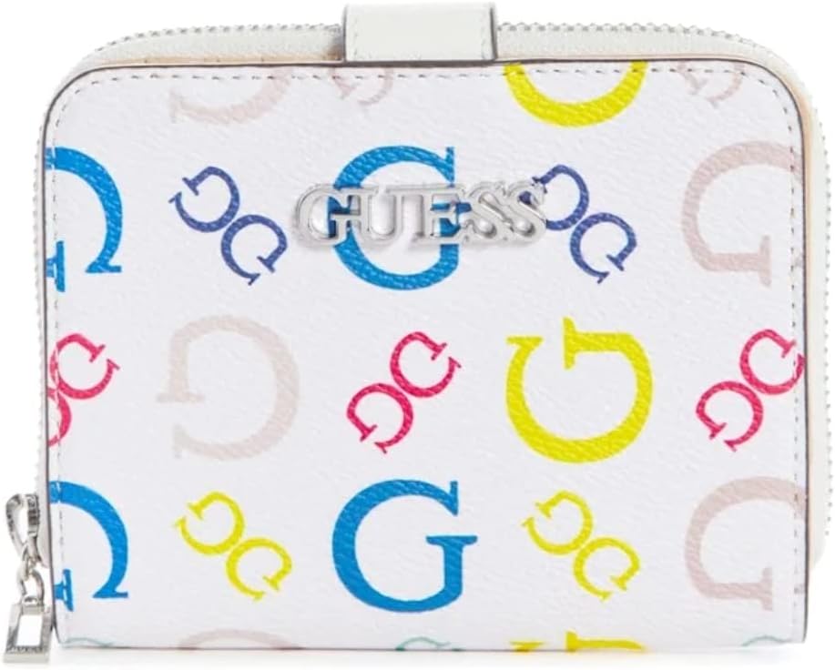 GUESS женский кошелек с логотипом G, маленький - белый мульти
GUESS женский кошелек с логотипом G, маленький - белый мульти