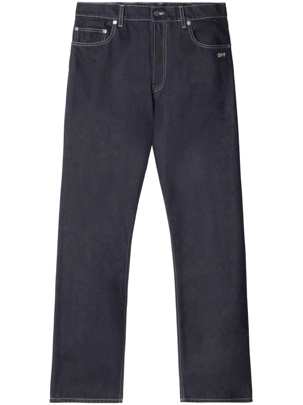 Джинсы с вышитым логотипом OFF-WHITE, синий
Джинсы с вышитым логотипом OFF-WHITE, синий