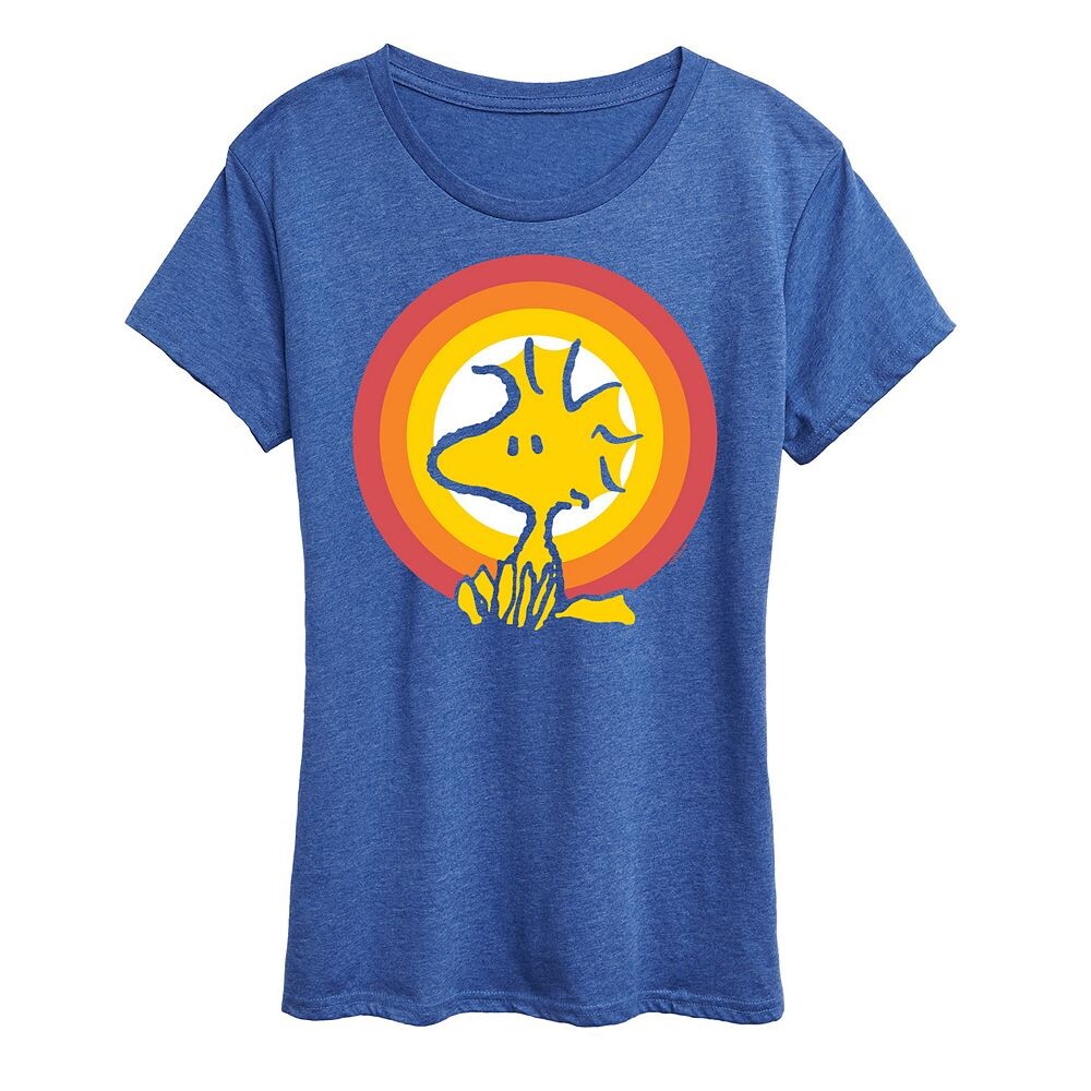Женская футболка с рисунком Peanuts Woodstock Sunset Licensed Character, цвет Heather Royal Blue
Женская футболка с рисунком Peanuts Woodstock Sunset Licensed Character, цвет Heather Royal Blue
