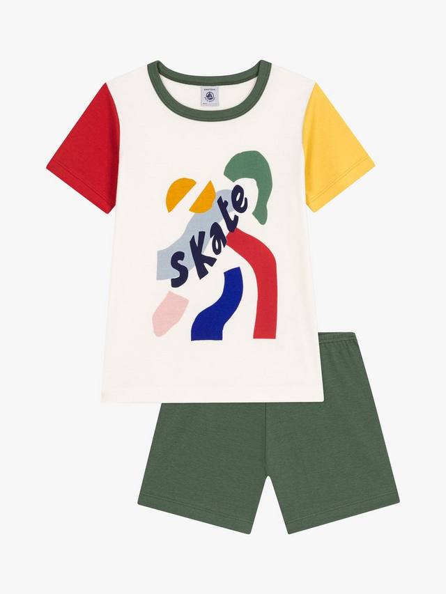 Детский комплект пижамы с принтом скейтборда футболка и шорты Petit Bateau, Marshmallow/Multi
Детский комплект пижамы с принтом скейтборда футболка и шорты Petit Bateau, Marshmallow/Multi