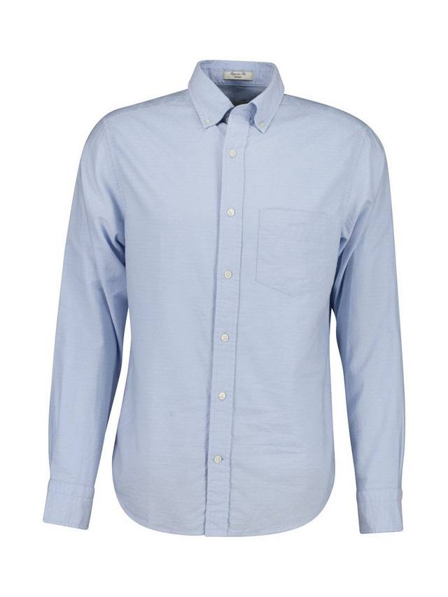 Хлопковая оксфордская рубашка Regular Fit GANT, Light Blue
Хлопковая оксфордская рубашка Regular Fit GANT, Light Blue