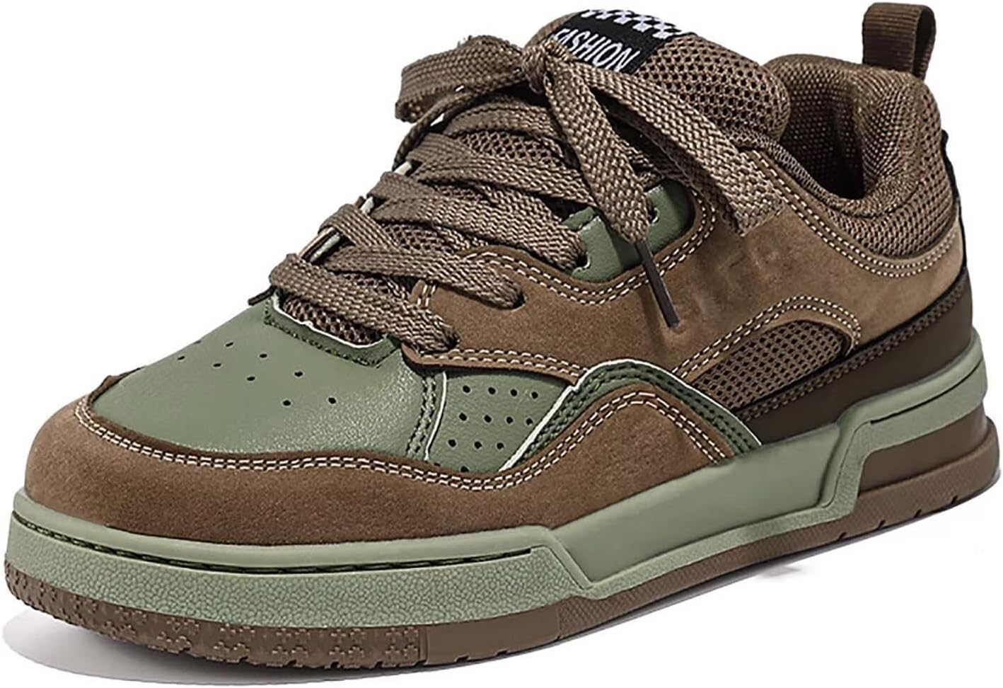 Мужские кроссовки TERBOFIN низкие для скейтборда, модные сникерсы, удобная повседневная обувь для мужчин, темно-коричневый
Мужские кроссовки TERBOFIN низкие для скейтборда, модные сникерсы, удобная повседневная обувь для мужчин, темно-коричневый