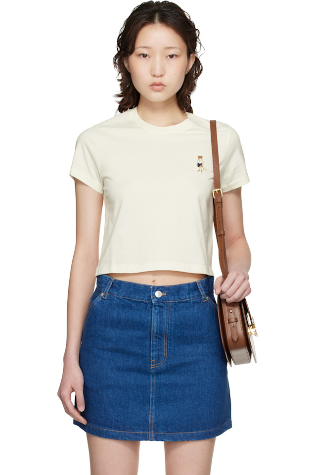 Maison Kitsuné Детская футболка Off-White с изображением лисы в наряде, Белый, Maison Kitsuné Детская футболка Off-White с изображением лисы в наряде
Maison Kitsuné Детская футболка Off-White с изображением лисы в наряде, Белый, Maison Kitsuné Детская футболка Off-White с изображением лисы в наряде