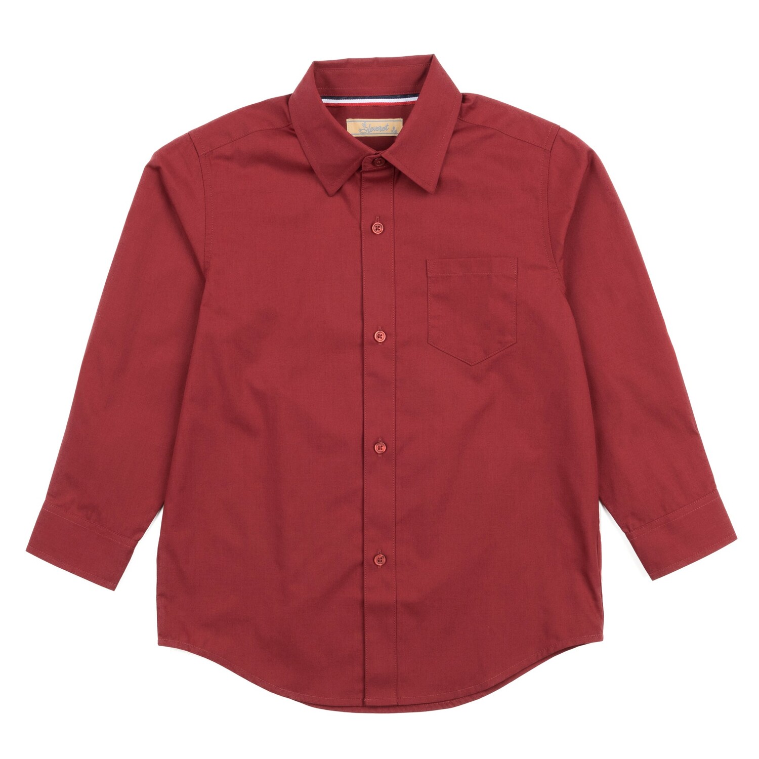 Классическая рубашка с длинными рукавами для мальчиков Leveret, цвет Maroon
Классическая рубашка с длинными рукавами для мальчиков Leveret, цвет Maroon