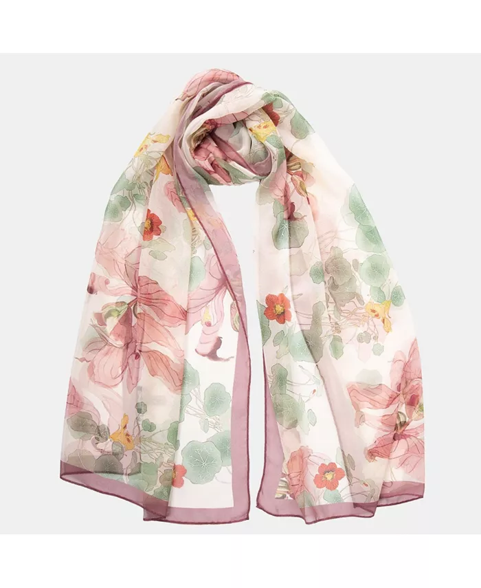 Моник - Длинный прозрачный шелковый шарф для женщин Elizabetta, мультиколор
Моник - Длинный прозрачный шелковый шарф для женщин Elizabetta, мультиколор