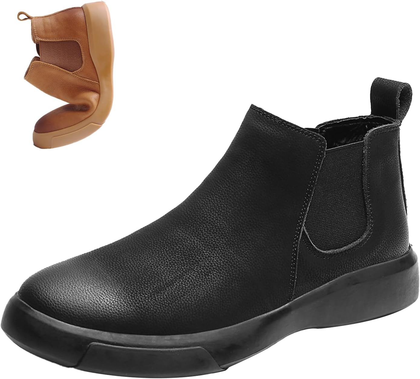 Мужские высокие кожаные эластичные ботинки Chelsea BlackeEight, осенне-зимние комфортные теплые нескользящие короткие повседневные ботинки
Мужские высокие кожаные эластичные ботинки Chelsea BlackeEight, осенне-зимние комфортные теплые нескользящие короткие повседневные ботинки