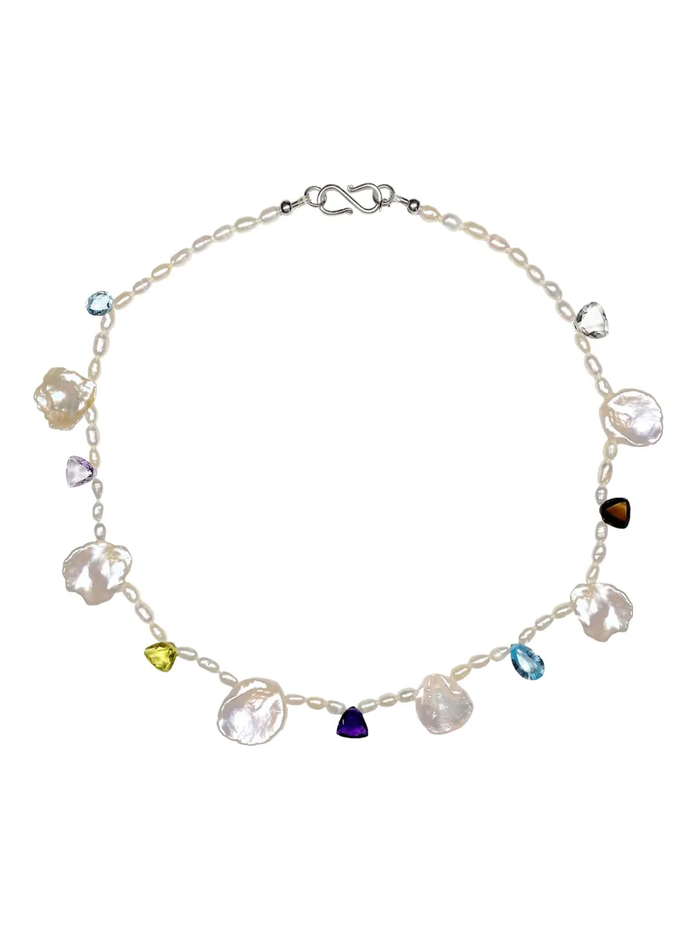 Ожерелье из барочного жемчуга «Девушка из кукурузных хлопьев» Margaux Studios, серебряный
Ожерелье из барочного жемчуга «Девушка из кукурузных хлопьев» Margaux Studios, серебряный