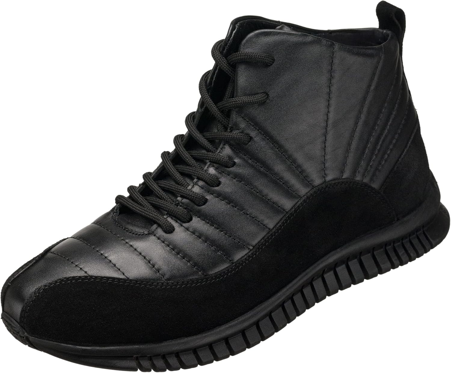 Мужские кроссовки-бутсы DALGALA больших размеров из черной кожи и замши, ручная работа, повседневная обувь
Мужские кроссовки-бутсы DALGALA больших размеров из черной кожи и замши, ручная работа, повседневная обувь