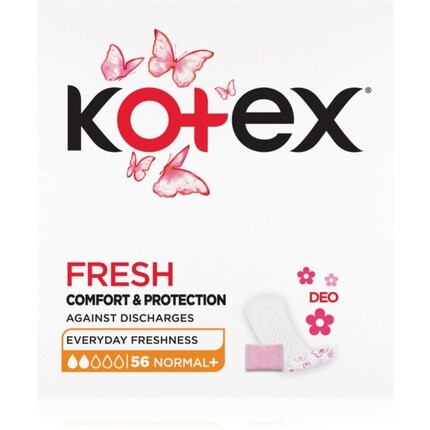 Прокладки Normal+ DEO 56 шт. Kotex
Прокладки Normal+ DEO 56 шт. Kotex