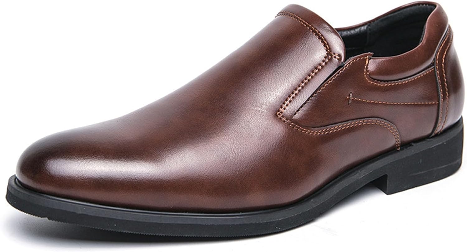 Классические кожаные деловые туфли для мужчин с заостренным носком, удобные, противоскользящие и минималистичные низкие кожаные туфли Челси Vannida, коричневый
Классические кожаные деловые туфли для мужчин с заостренным носком, удобные, противоскользящие и минималистичные низкие кожаные туфли Челси Vannida, коричневый