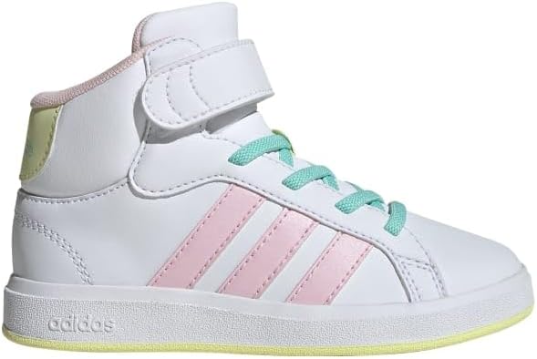 Детские кроссовки adidas Grand Court Mid Top унисекс, белый/желтый/розовый
Детские кроссовки adidas Grand Court Mid Top унисекс, белый/желтый/розовый