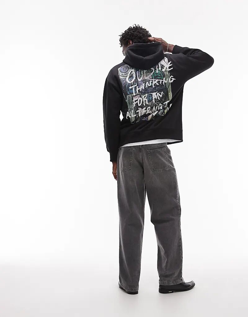 Толстовка Topman свободного кроя с принтом «Individual» спереди и сзади черного цвета
Толстовка Topman свободного кроя с принтом «Individual» спереди и сзади черного цвета