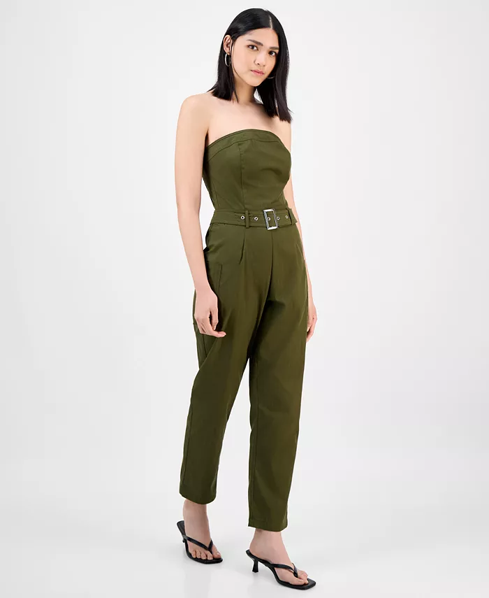 Женский комбинезон без бретелек с поясом Bar III, зеленый
Женский комбинезон без бретелек с поясом Bar III, зеленый