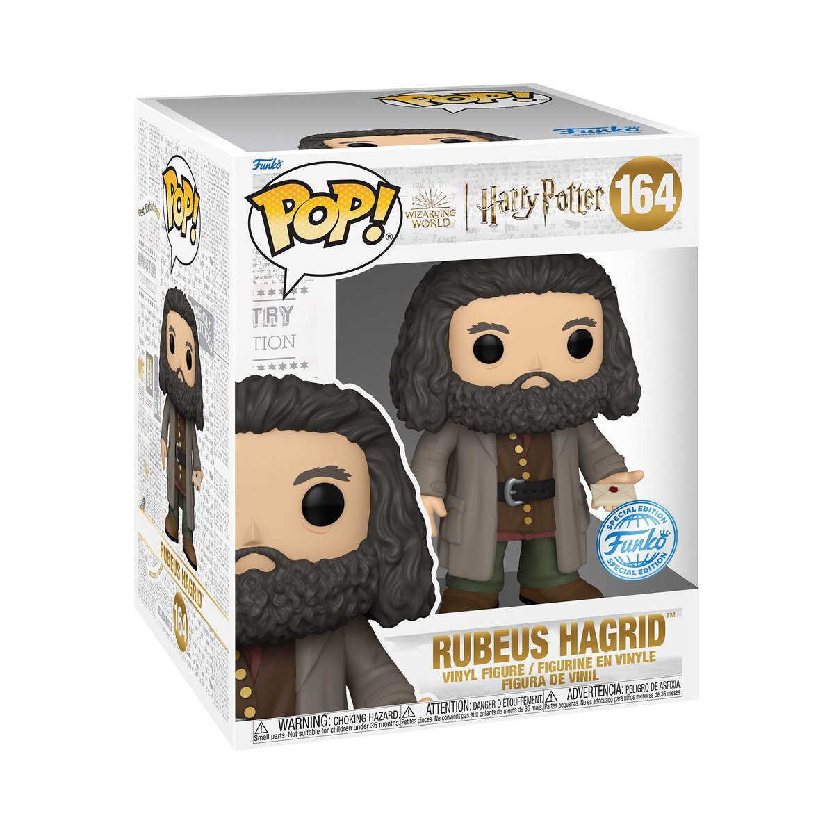 Funko POP!, коллекционная фигурка, Супер: Гарри Поттер - Хагрид с буквой
Funko POP!, коллекционная фигурка, Супер: Гарри Поттер - Хагрид с буквой