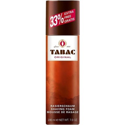 Пена для бритья с неповторимым ароматом 200мл, Tabac Original
Пена для бритья с неповторимым ароматом 200мл, Tabac Original