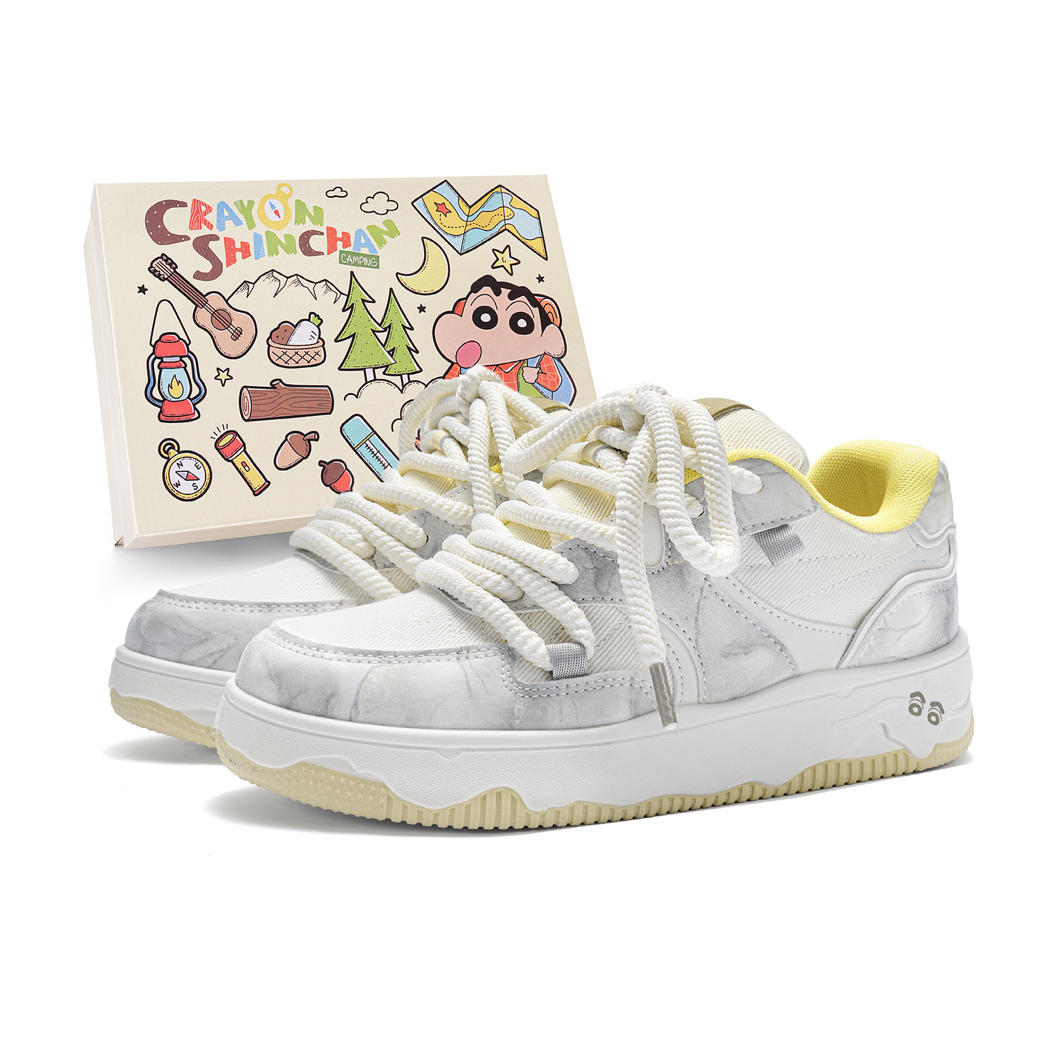 Crayon Shinchan Лоу-топ скейтборд кроссовки унисекс туманно-желтые, цвет Misty Yellow
Crayon Shinchan Лоу-топ скейтборд кроссовки унисекс туманно-желтые, цвет Misty Yellow