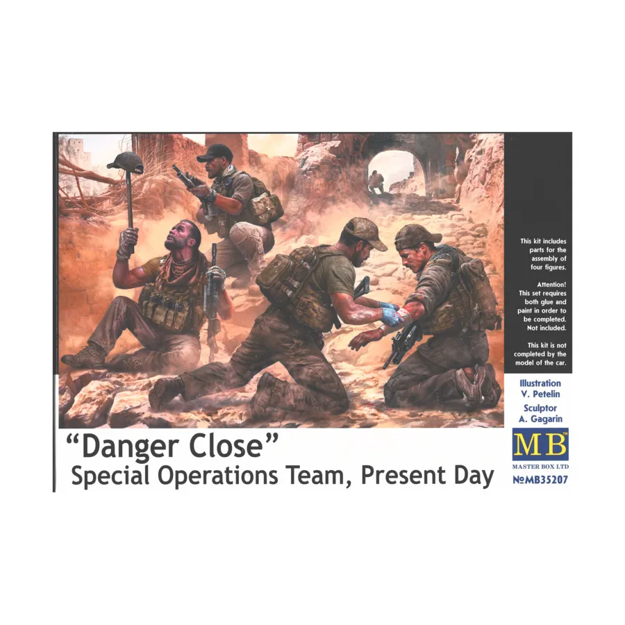 Группа специальных операций - «Опасность близка», Modern Era Models (1:35) (Master Box)
Группа специальных операций - «Опасность близка», Modern Era Models (1:35) (Master Box)