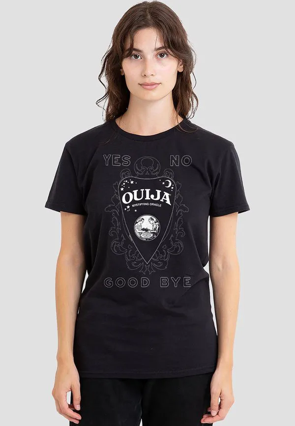 Футболка с принтом «уиджа: да, нет, прощай» и планшеткой. Hasbro, Black, Черный, Футболка с принтом «уиджа: да, нет, прощай» и планшеткой. Hasbro, Black
Футболка с принтом «уиджа: да, нет, прощай» и планшеткой. Hasbro, Black, Черный, Футболка с принтом «уиджа: да, нет, прощай» и планшеткой. Hasbro, Black