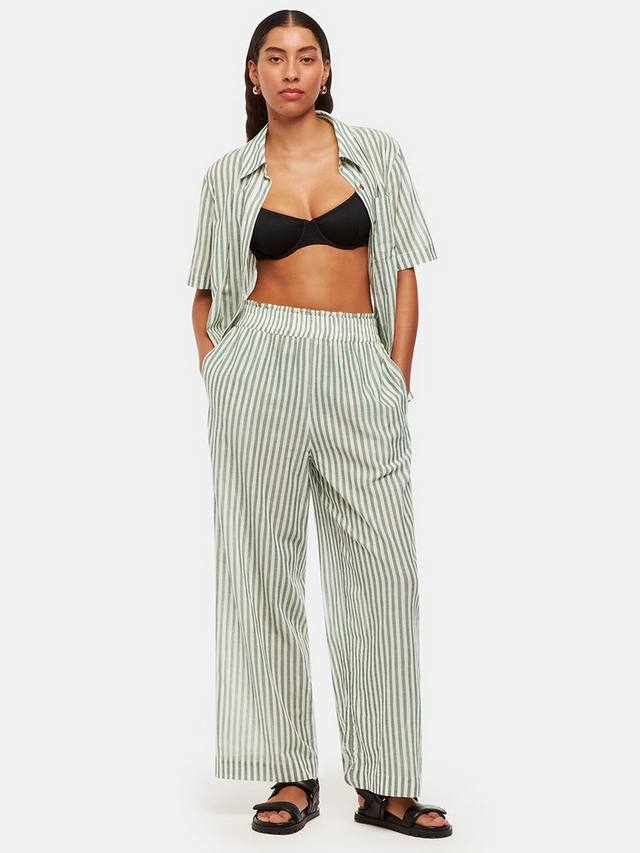Полоса пляжа хлопок брюки Whistles, цвет Green/White
Полоса пляжа хлопок брюки Whistles, цвет Green/White