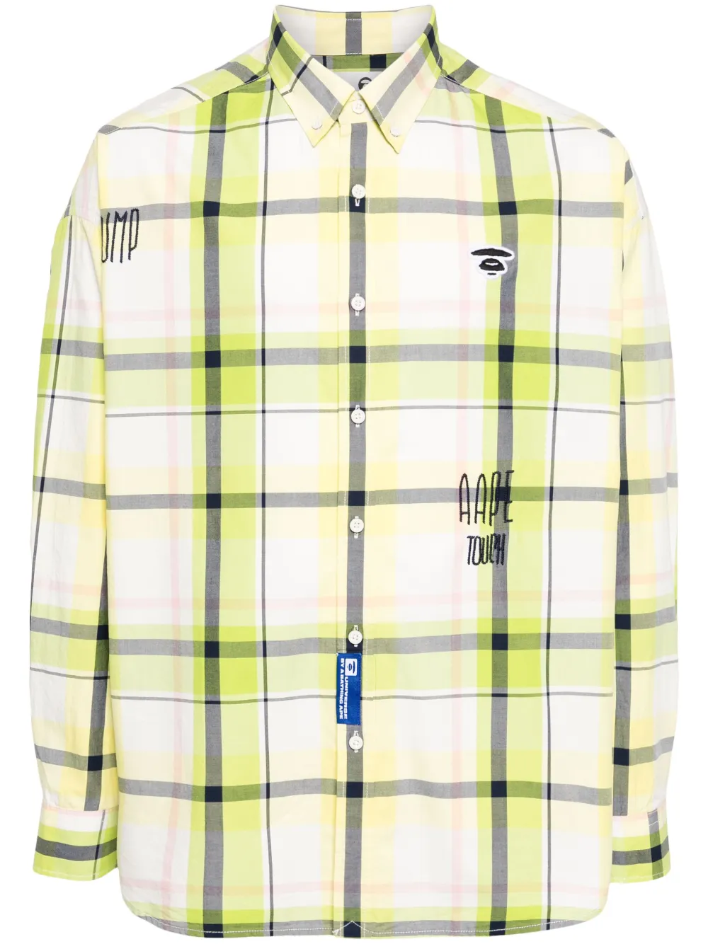 Рубашка в клетку AAPE BY *A BATHING APE, зеленый
Рубашка в клетку AAPE BY *A BATHING APE, зеленый