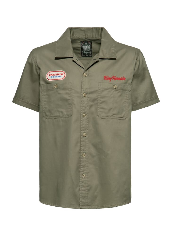 Рубашка King Kerosin, цвет olivgrün
Рубашка King Kerosin, цвет olivgrün