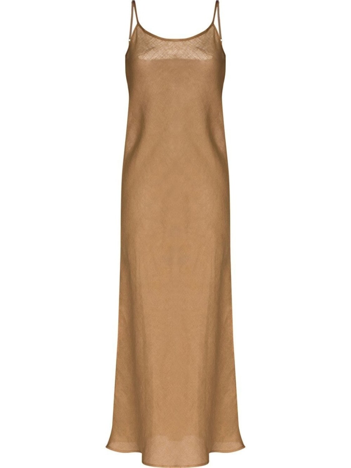 Baserange платье миди с U-образным вырезом, коричневый
Baserange платье миди с U-образным вырезом, коричневый