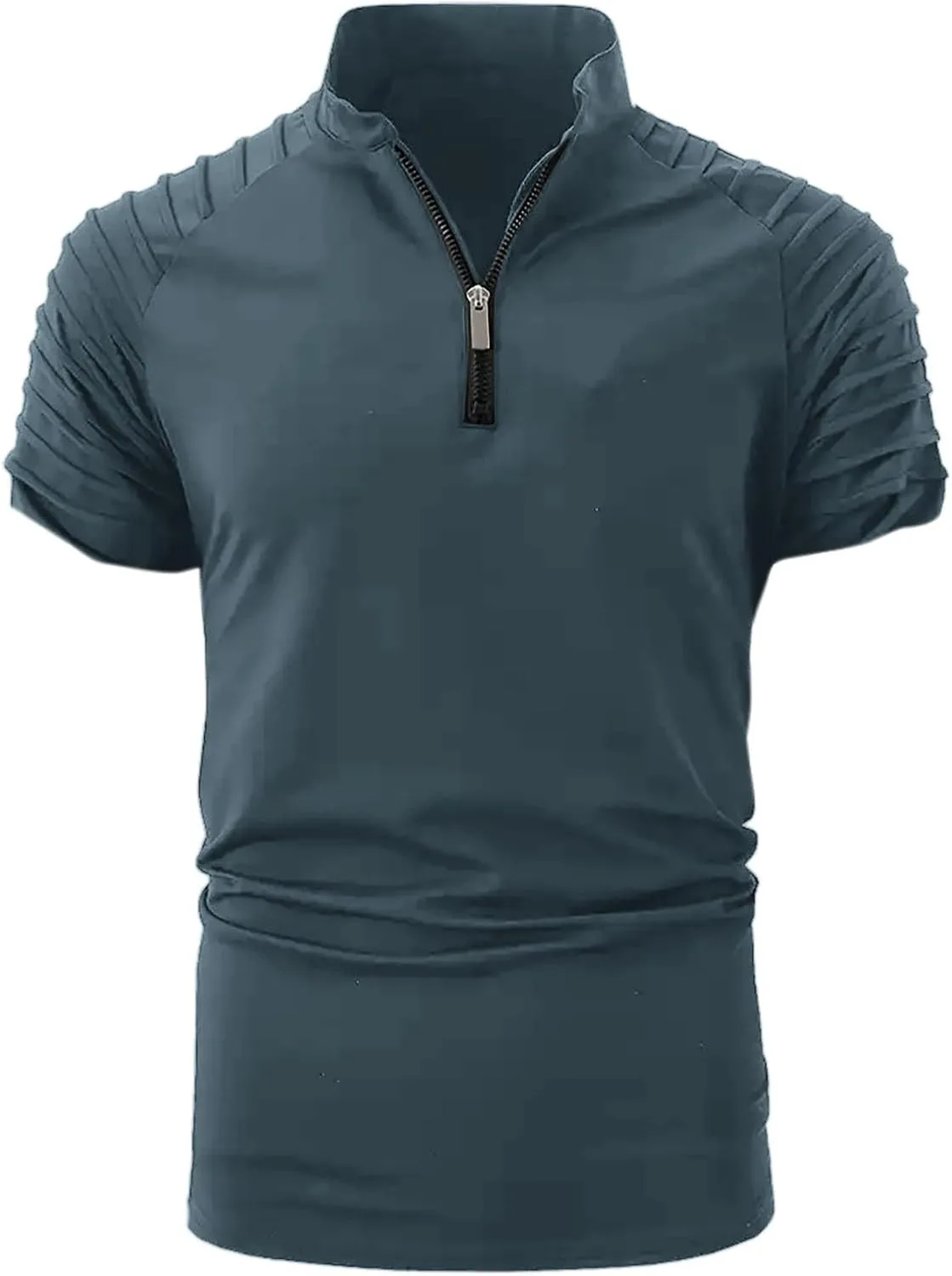 Мужская футболка 1/4 Zip с манжетами Raglan для тренировок
Мужская футболка 1/4 Zip с манжетами Raglan для тренировок