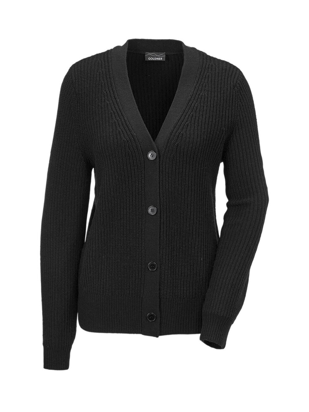 Вязаный кардиган Goldner, черный
Вязаный кардиган Goldner, черный