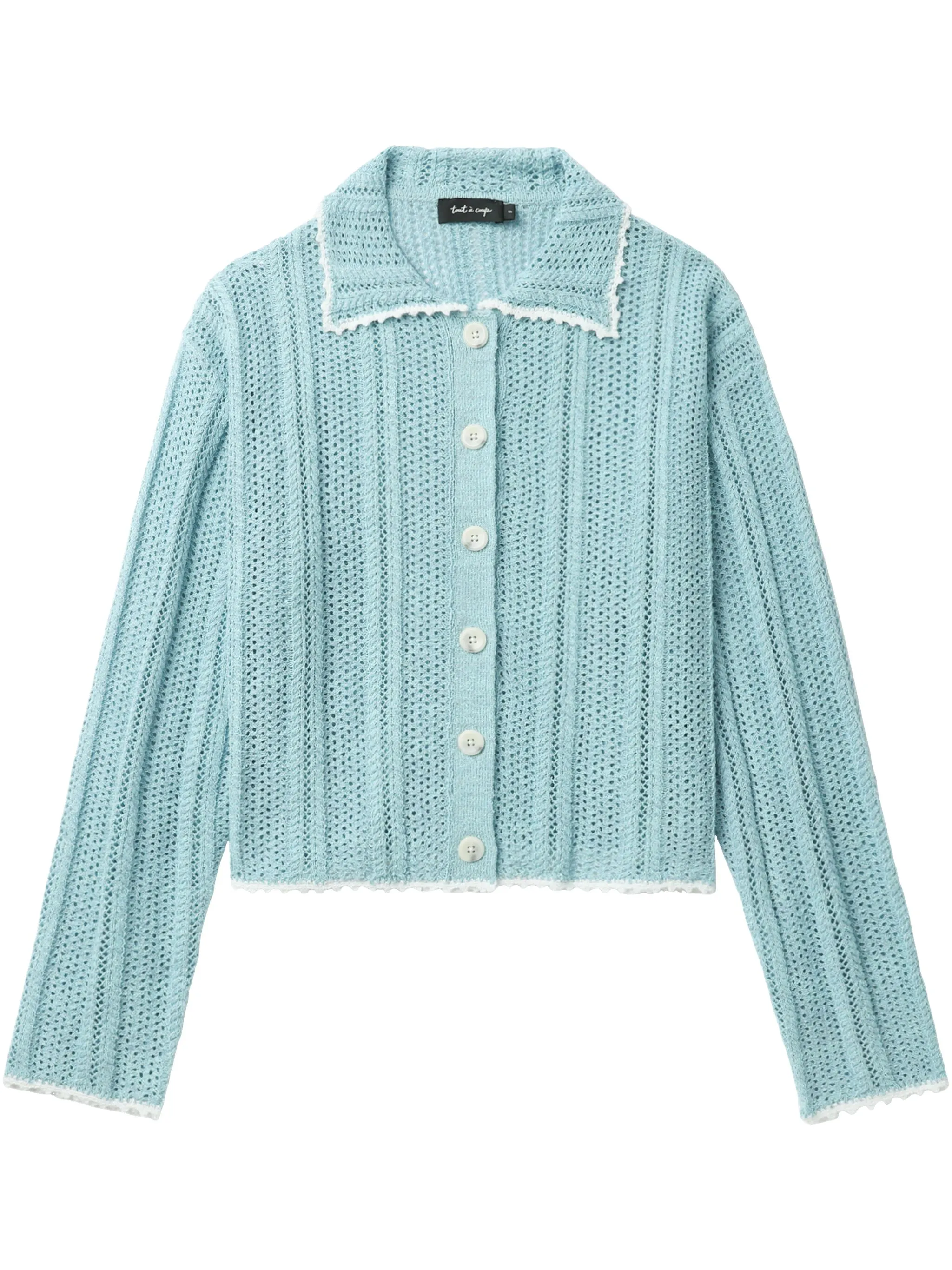 Вязаный кардиган Tout A Coup, синий
Вязаный кардиган Tout A Coup, синий