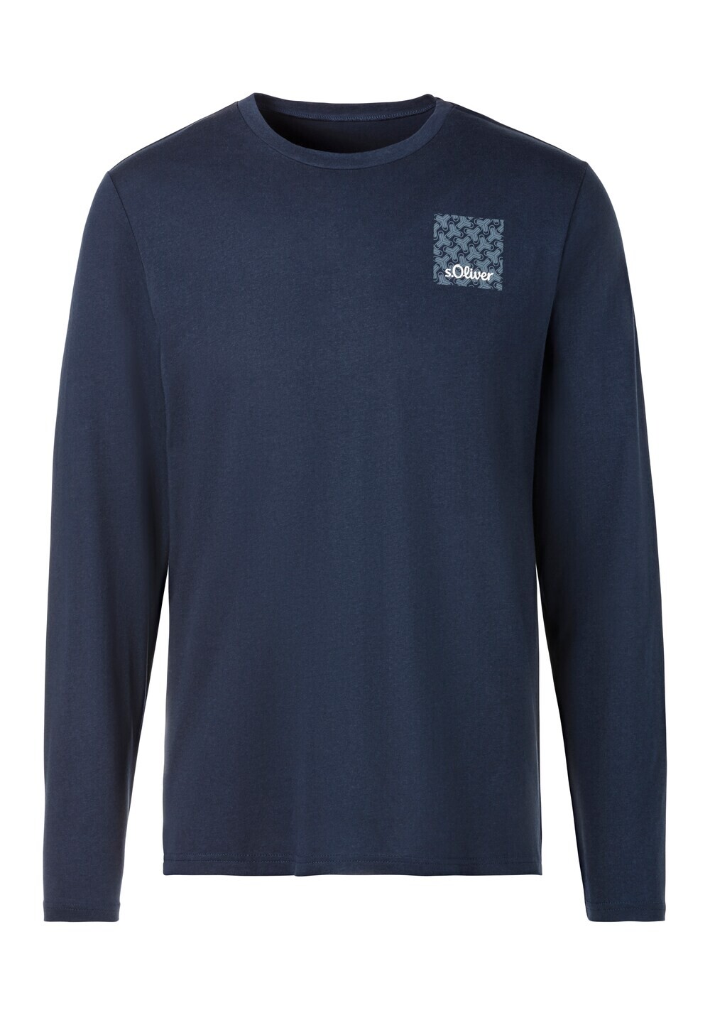 Рубашка s.Oliver, темно-синий 
Рубашка s.Oliver, темно-синий