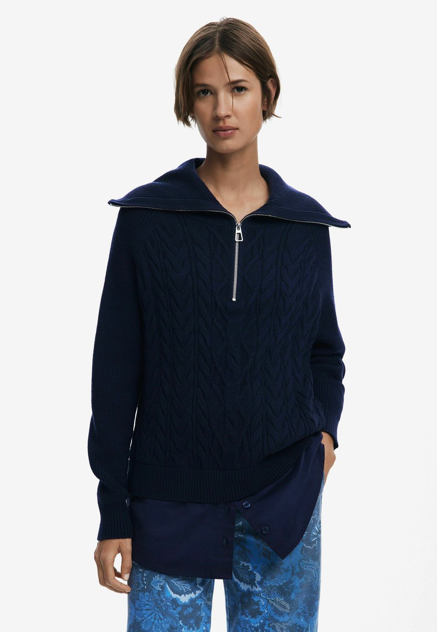 Джемпер Desigual CABLE WITH ZIPPER, Blue
Джемпер Desigual CABLE WITH ZIPPER, Blue