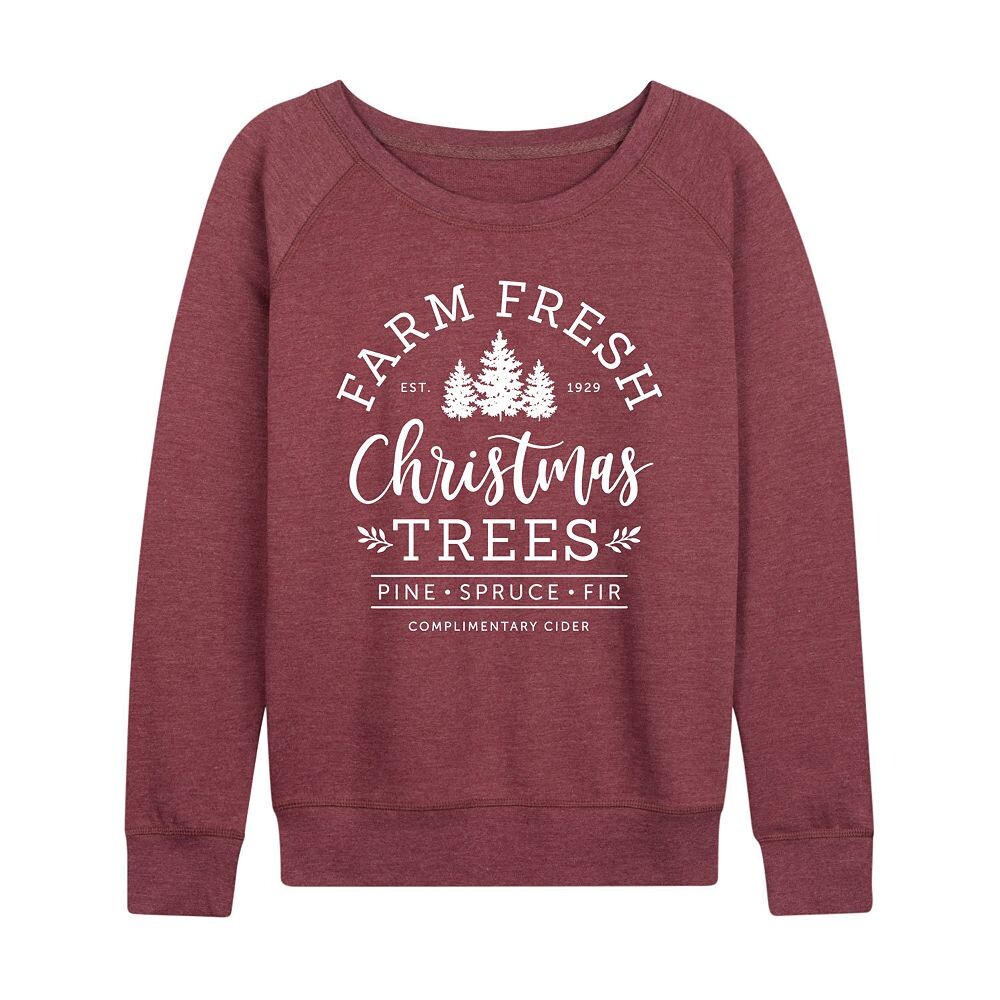 Женский легкий свитшот из френч терри Farm Fresh Christmas Trees Licensed Character, цвет Heather Dark Red
Женский легкий свитшот из френч терри Farm Fresh Christmas Trees Licensed Character, цвет Heather Dark Red