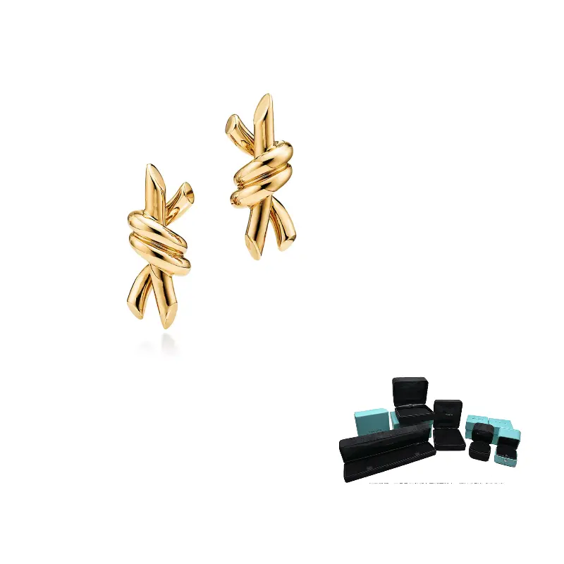 TIFFANY & CO. Серьги-гвоздики из 18-каратного золота Women's Gold
TIFFANY & CO. Серьги-гвоздики из 18-каратного золота Women's Gold